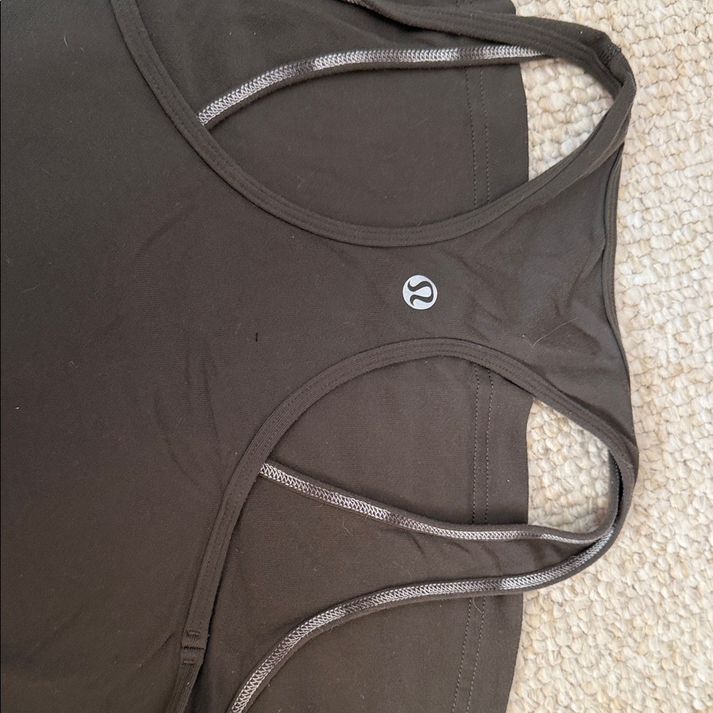 Lululemon grey/green Tank Top